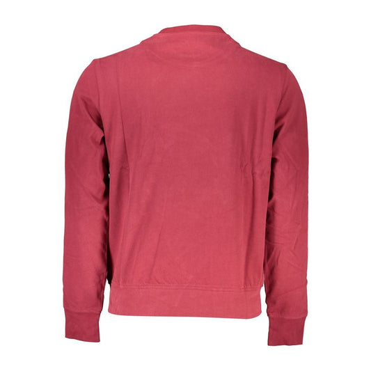 Harmont & Blaine | Chic Pink Crew Neck Embroidered Sweater| McRichard Designer Brands   