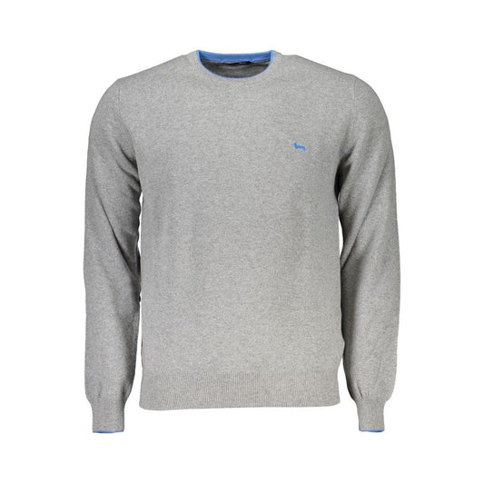 Harmont & Blaine | Chic Crew Neck Sweater with Contrast Details| McRichard Designer Brands   