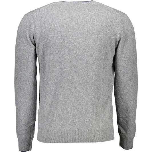 Harmont & Blaine | Elegant V-Neck Wool Blend Sweater| McRichard Designer Brands   