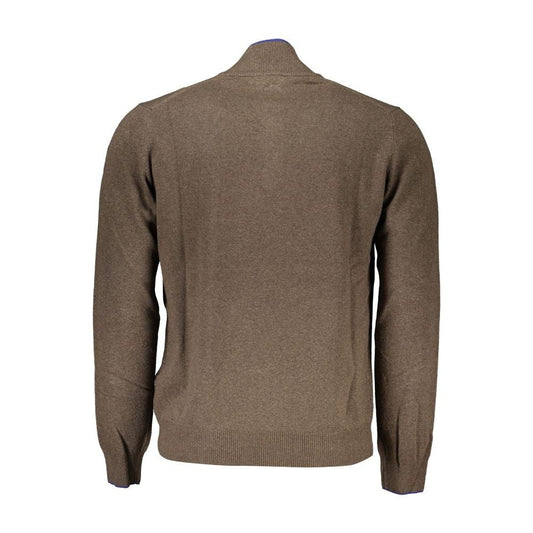 Harmont & Blaine Half-Zip Contrast Detail Sweater half-zip-contrast-detail-sweater