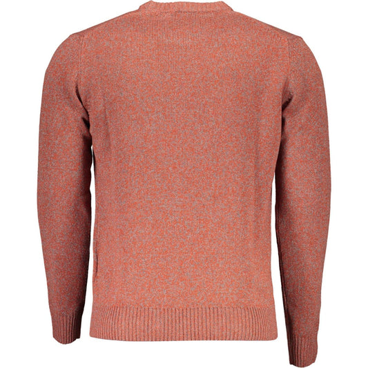 Harmont & Blaine | Elegant Pink Crew Neck Sweater with Embroidery| McRichard Designer Brands   