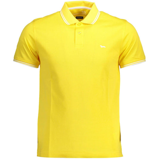 Harmont & Blaine | Sunshine Yellow Narrow Fit Polo| McRichard Designer Brands   