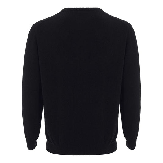 Colombo Elegant Black Cashmere Sweater for Men elegant-black-cashmere-sweater-for-men
