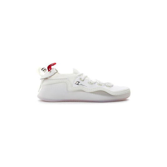 Christian Louboutin Pristine White Leather Sneakers sleek-white-leather-sneakers