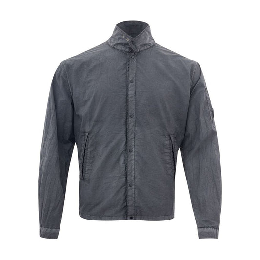 C.P. Company Sleek Black Polyamide Men's Jacket sleek-polyamide-black-jacket-for-men
