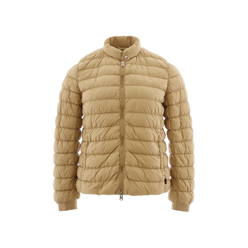 Woolrich Beige Polyamide Designer Jacket beige-elegance-polyamide-jacket