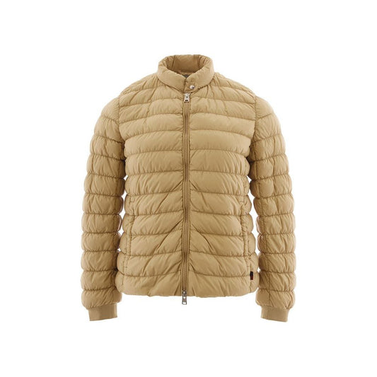 Woolrich Beige Elegance Polyamide Jacket beige-elegance-polyamide-jacket