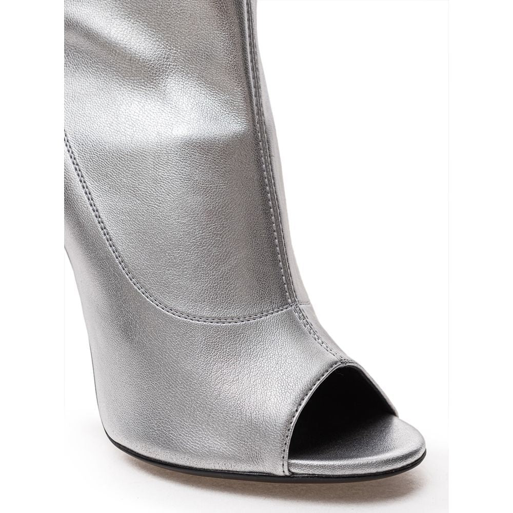 Giuseppe Zanotti Silver Leather Boot silver-leather-boot