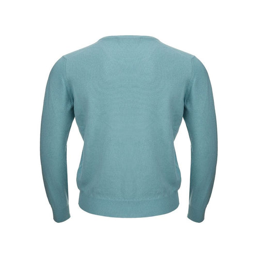 Turquoise Cashmere Sweater Elegance