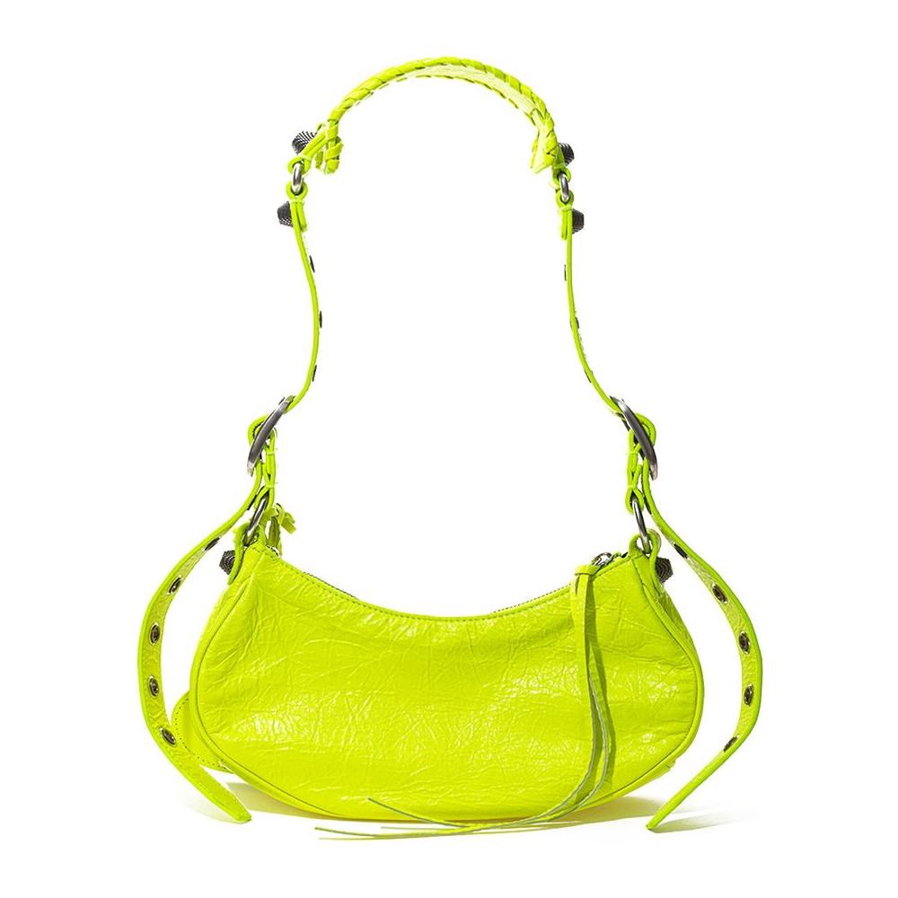 Balenciaga Sunny Yellow Leather Handbag Treasure sunshine-elegance-yellow-leather-handbag