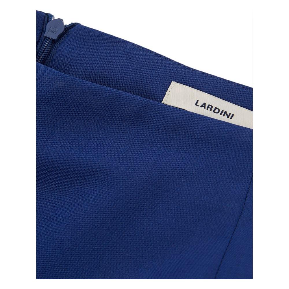 Lardini Elegant Blue Wool Skirt for Sophisticated Style elegant-blue-wool-skirt-for-sophisticated-style