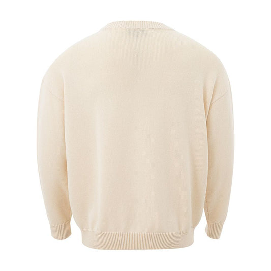 Beige Woolen Sophistication Sweater