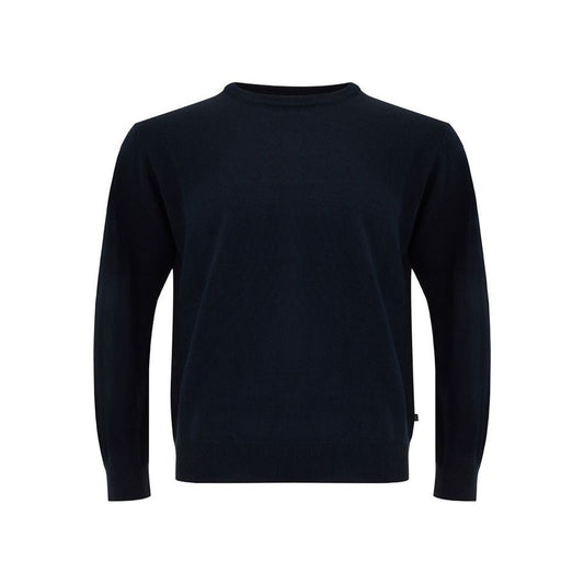 FERRANTE Elegant Blue Wool Sweater for Men elegant-wool-blue-sweater-for-men