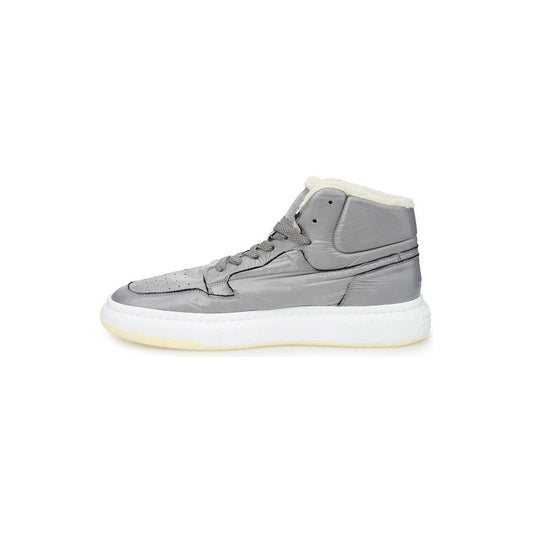 MM6 Maison Margiela Sleek Gray MM6 Techno Fabric Sneakers sleek-gray-mm6-techno-fabric-sneakers