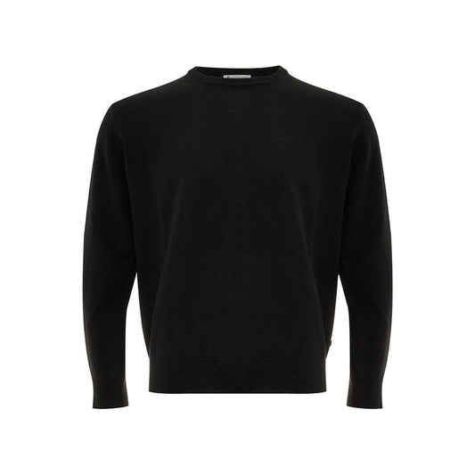 FERRANTE Elegant Wool Black Sweater for Men elegant-wool-black-sweater-for-men