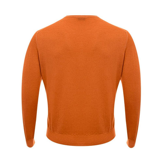 橙色羊毛毛衣