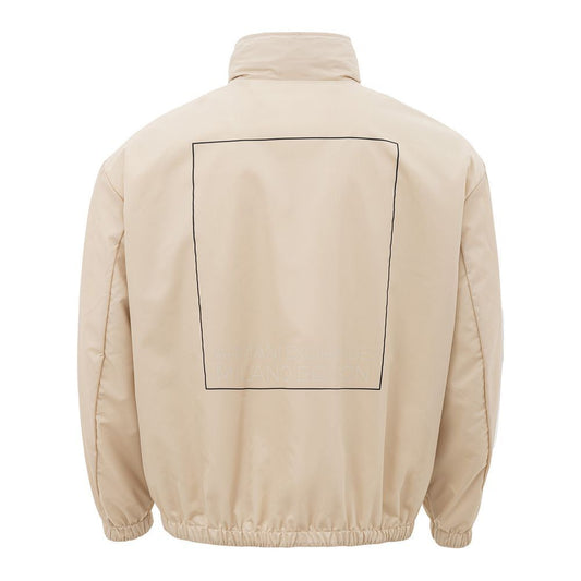 Armani Exchange Beige Polyamide Essential Jacket beige-polyamide-essential-jacket
