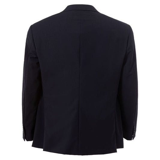 Prada Elegant Blue Wool Jacket elegant-blue-wool-jacket