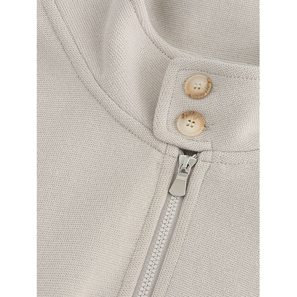 Gran Sasso Beige Cotton Cardigan for Men beige-cotton-cardigan-for-men