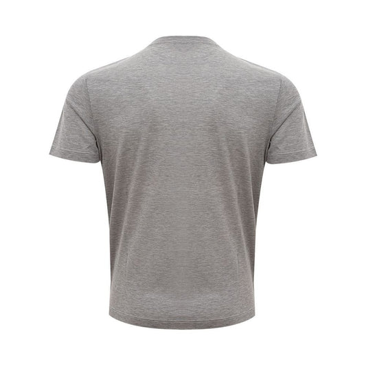Gran Sasso Elegant Gray Italian Cotton T-Shirt elegant-gray-italian-cotton-t-shirt