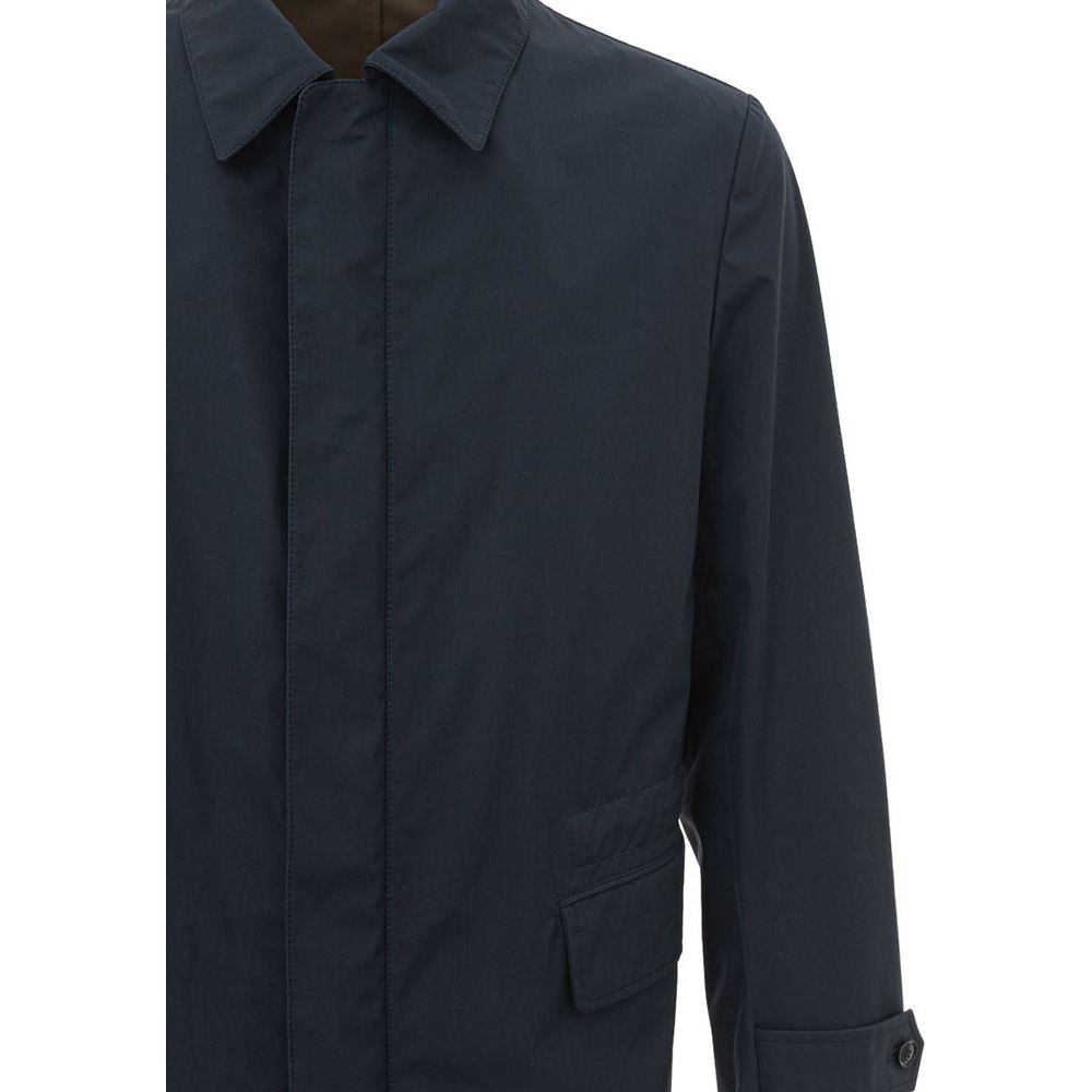 Brioni Blue Cotton Jacket blue-cotton-jacket-13