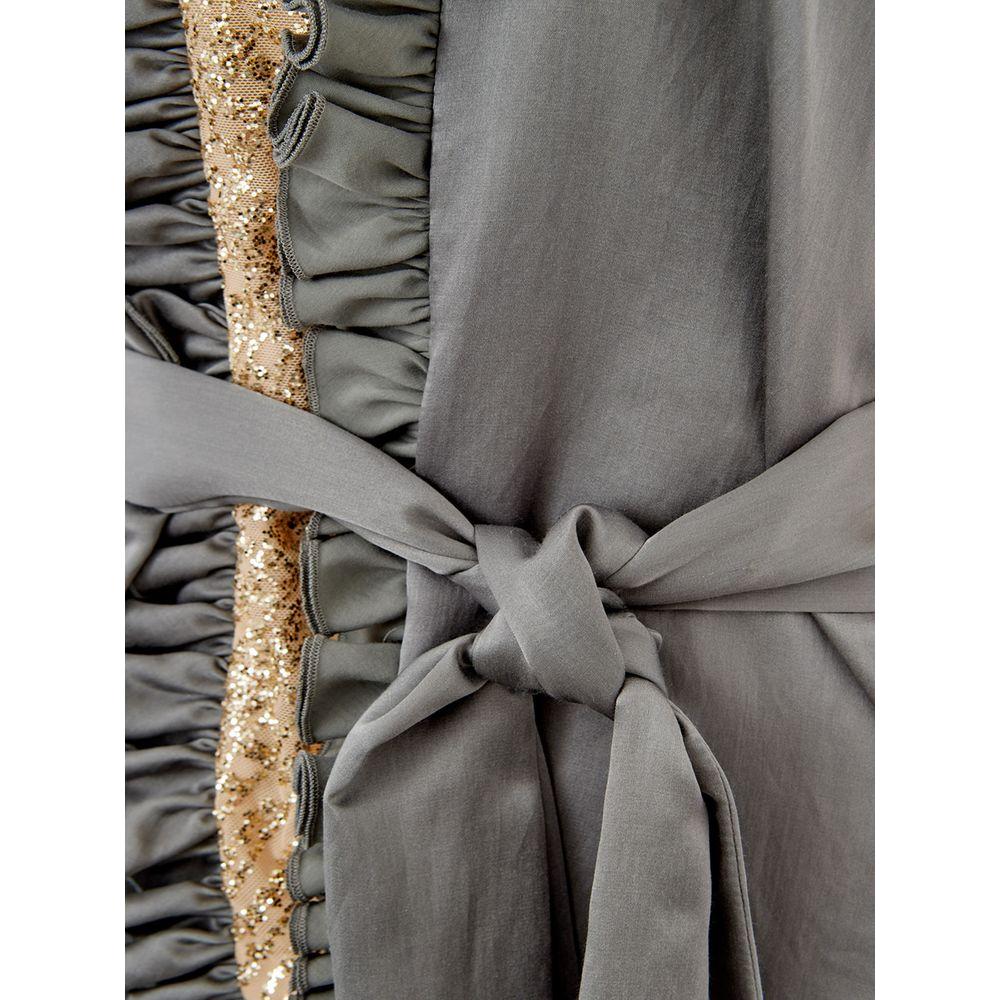Lardini Elegant Multicolor Silk-Linen Top silk-linen-blend-elegance-top
