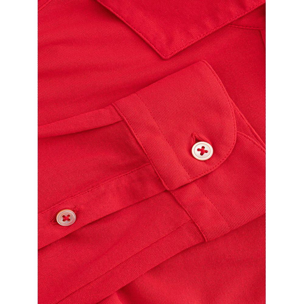 Fuchsia Italian Cotton Polo Shirt