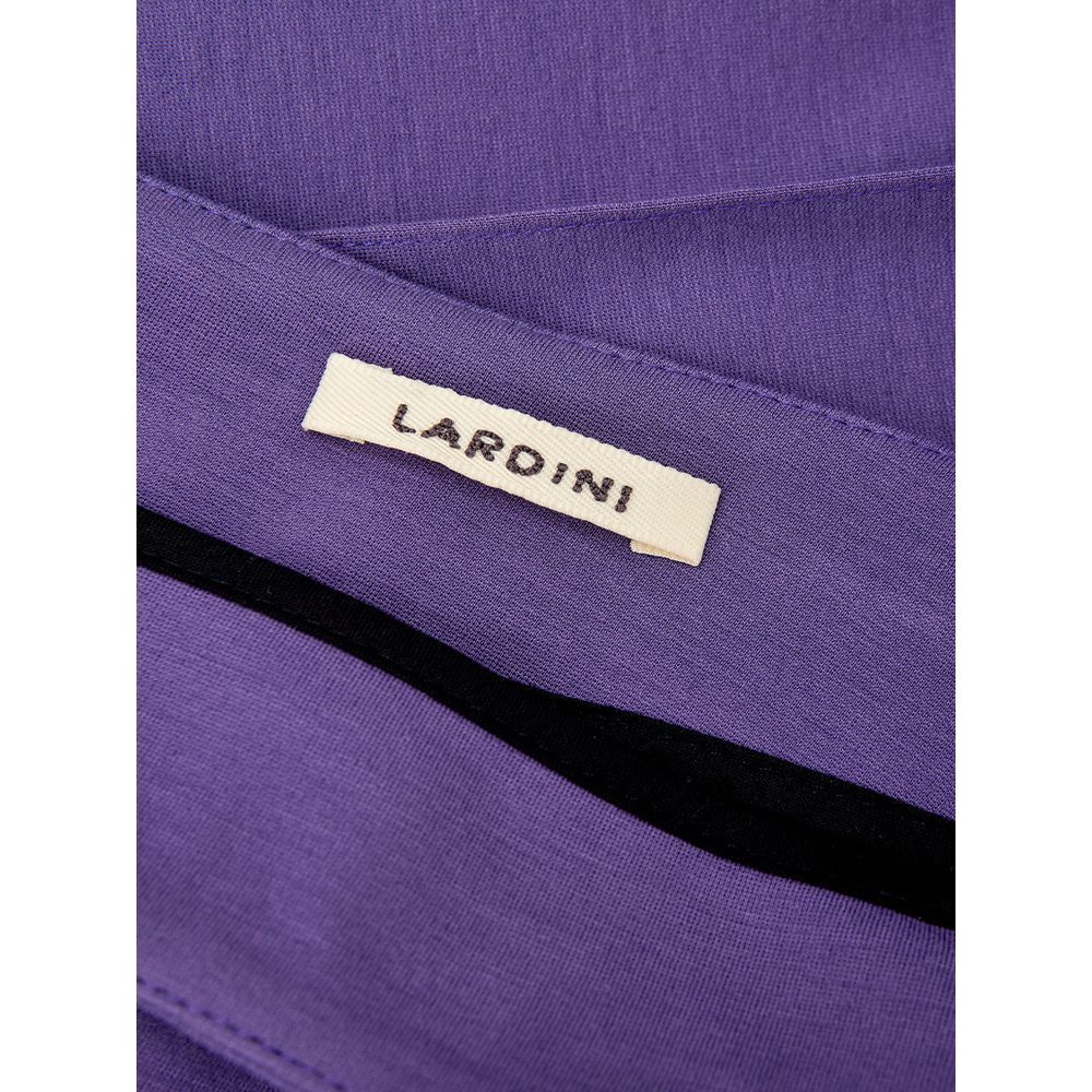 Lardini Elegant Purple Viscose Pants elegant-purple-viscose-pants