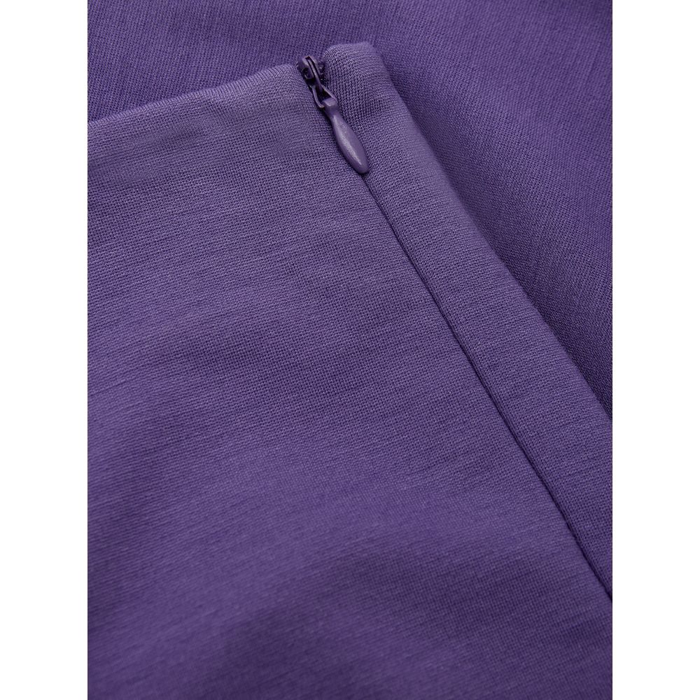 Lardini Elegant Purple Viscose Pants elegant-purple-viscose-pants