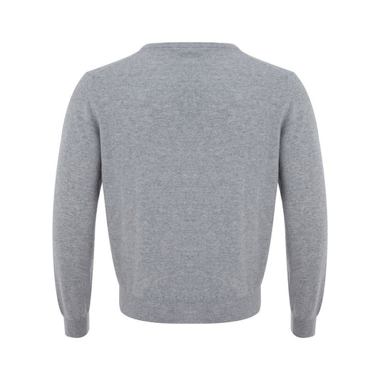 ColomboElegant Gray Cashmere Men's SweaterMcRichard Designer Brands£419.00