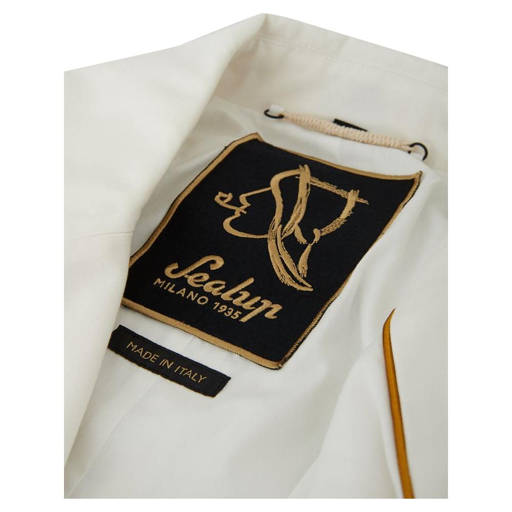 Sealup Elegant White Polyamide Jacket elegant-white-polyamide-jacket-for-men