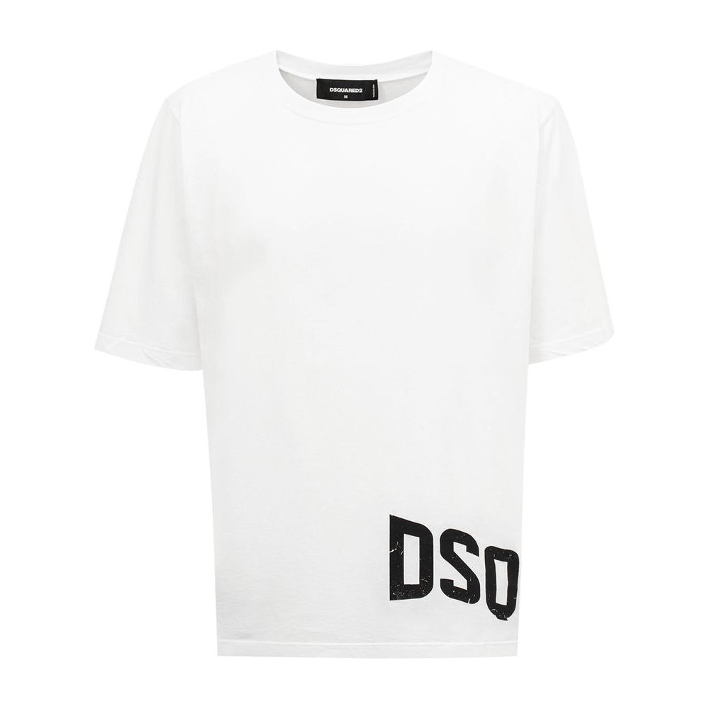 Dsquared² White Cotton T-Shirt white-cotton-t-shirt-51