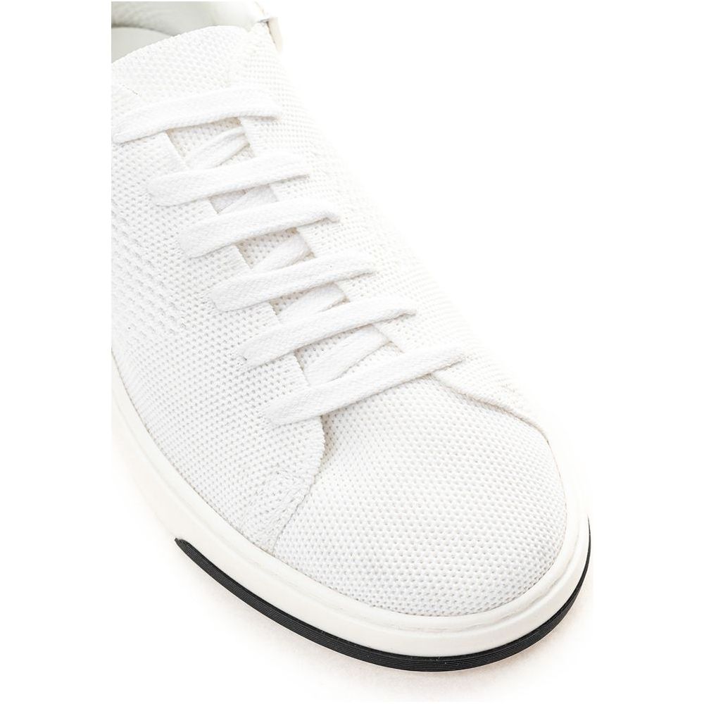 Casadei Elegant White Leather Sneakers elegant-white-leather-sneakers-1