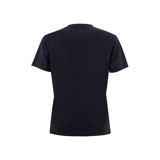 Elevated Black Cotton Tee for Men