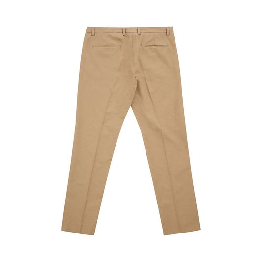 Lardini Chic Brown Cotton Pants for Sophisticated Style chic-brown-cotton-pants-for-sophisticated-style