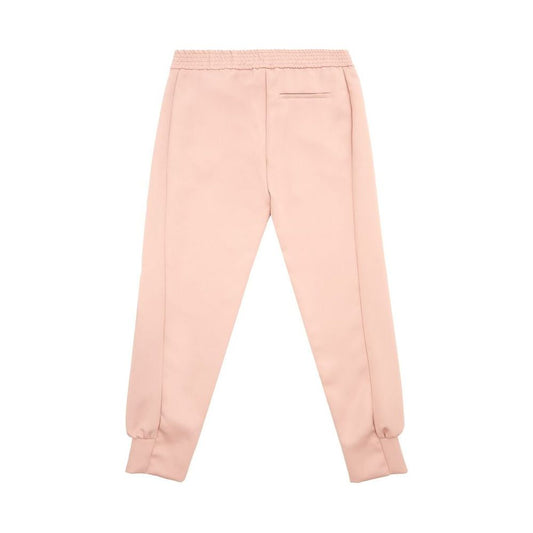 Lardini Elegant Pink Polyester Trousers for Women elegant-pink-polyester-trousers-for-women