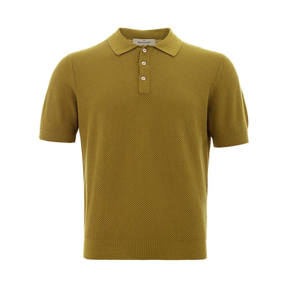 Elegant Green Cotton Polo