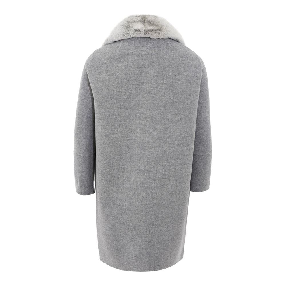 Herno Elegant Gray Wool Jacket for Timeless Style elegant-gray-wool-jacket-for-timeless-style