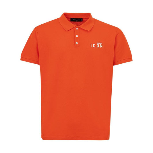 Dsquared²Vibrant Orange Cotton Polo Shirt for MenMcRichard Designer Brands£219.00