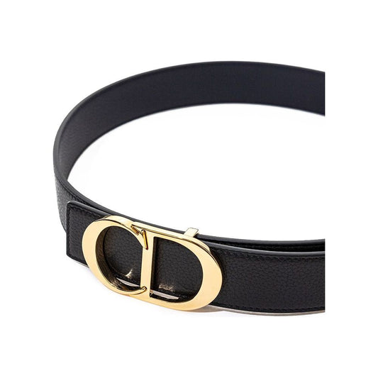 Dior Elegant Black Leather Belt elegant-black-leather-belt