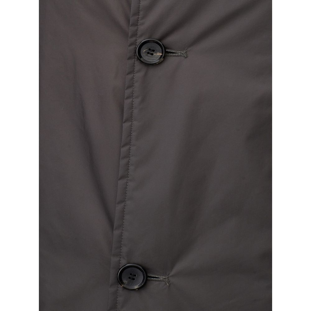 Add Sleek Gray Polyamide Jacket for Men sleek-gray-polyamide-jacket-for-men