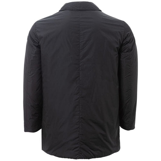 Peuterey Elegant Black Polyamide Jacket elegant-black-polyamide-jacket