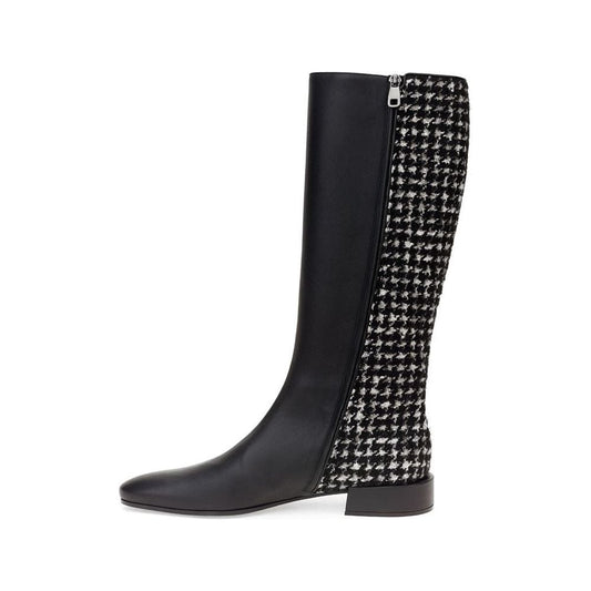 Dolce & Gabbana Elegant Black Leather Boots elegant-black-leather-boots-for-women