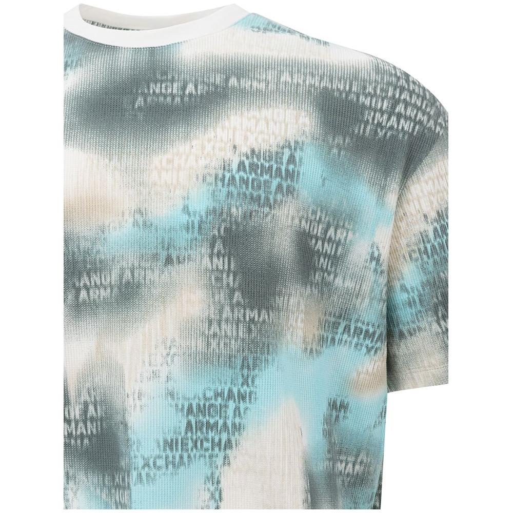 Armani Exchange Chic Multicolor Cotton Tee for Men multicolor-cotton-tee-for-the-modern-man