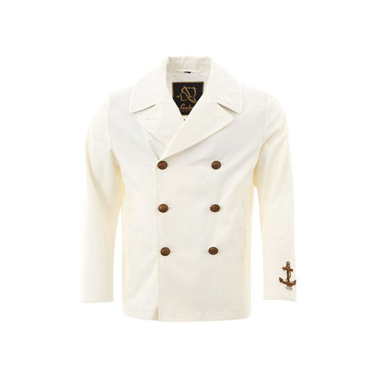 SealupElegant White Cotton Jacket for MenMcRichard Designer Brands£239.00