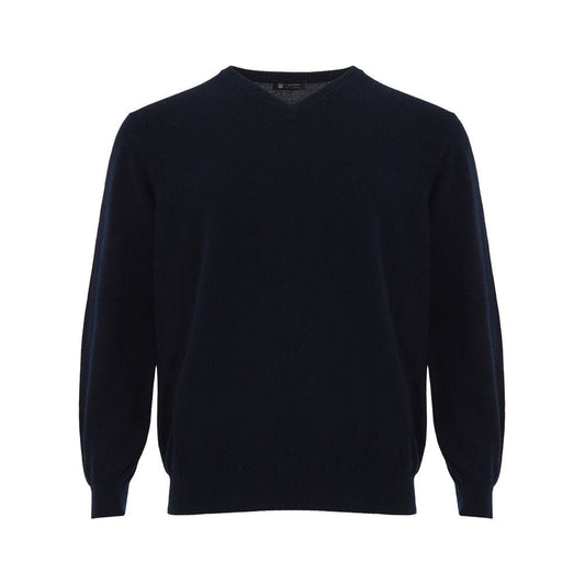 Colombo Elegant Cashmere Blue Sweater for Men elegant-cashmere-blue-sweater-for-men
