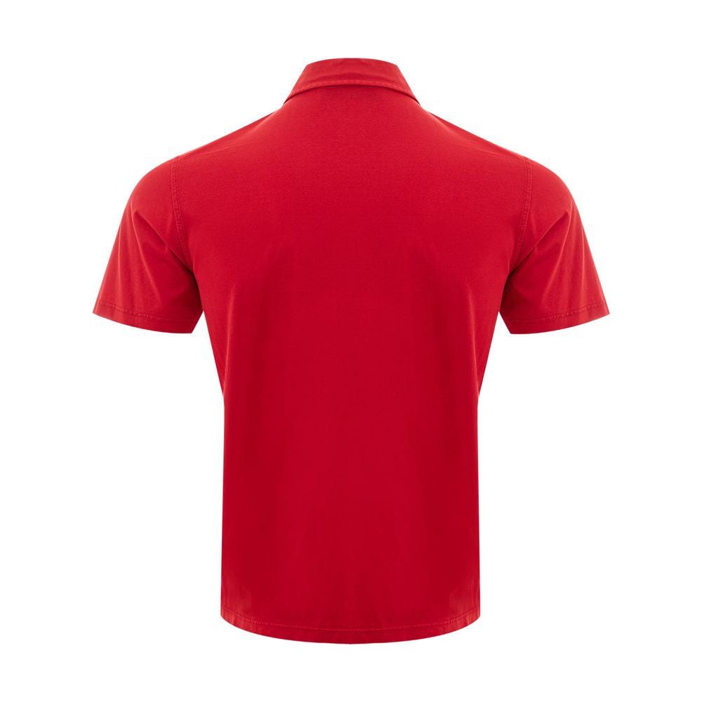 Gran Sasso Elegant Cotton Polo in Ravishing Red elegant-red-cotton-polo-shirt-for-men