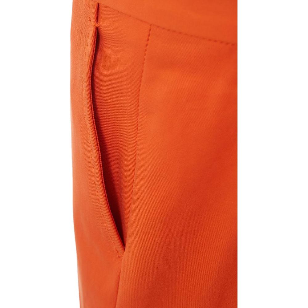 Lardini Elegant Cotton Orange Pants elegant-orange-cotton-pants-for-women