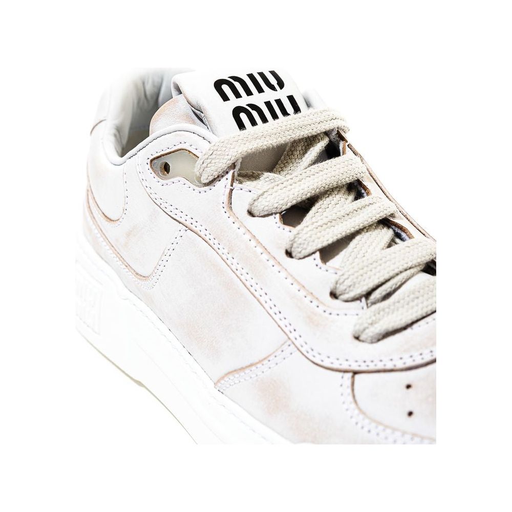 White Leather Sneaker