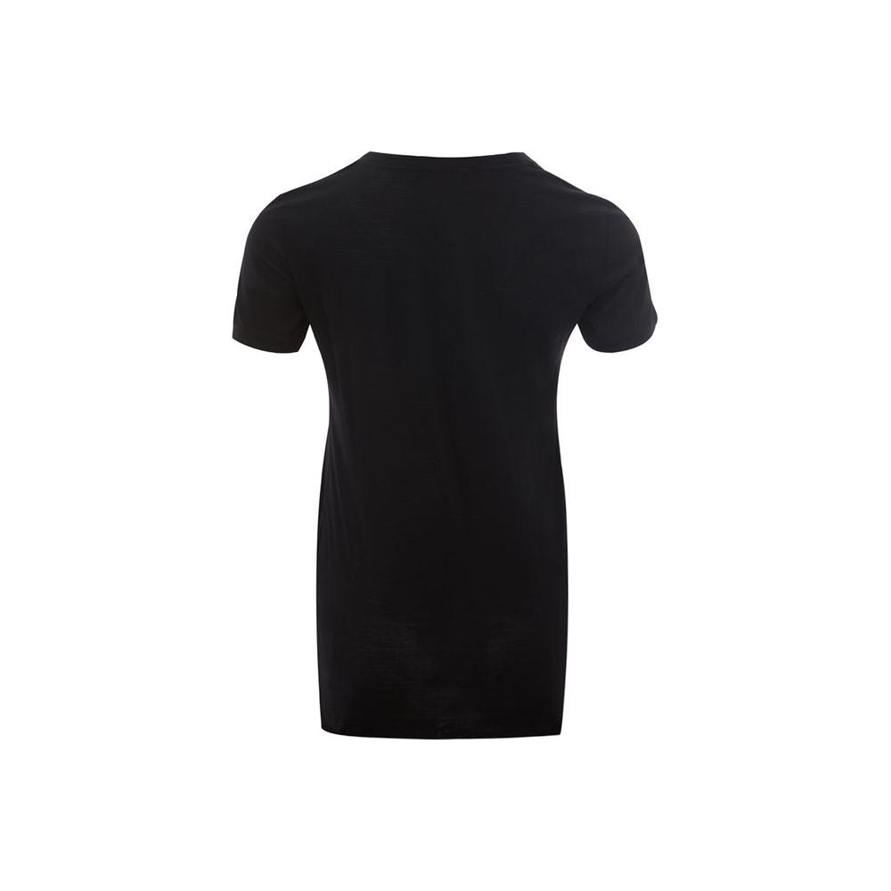 Black Cotton Tops & T-Shirt